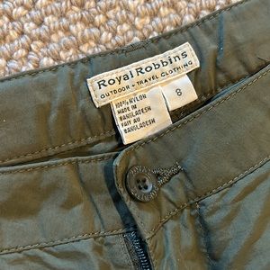 Royal Robbins green outdoorsy hiking pants